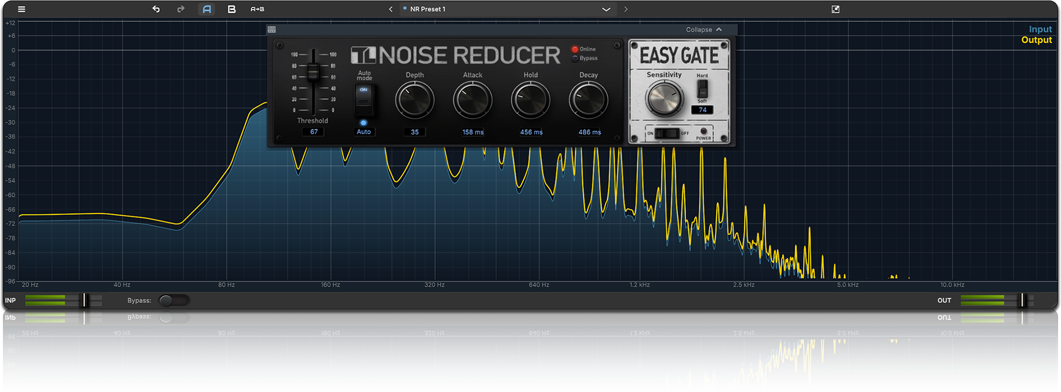 Updated GUI with A/B switching feature | TL NoiseReducer