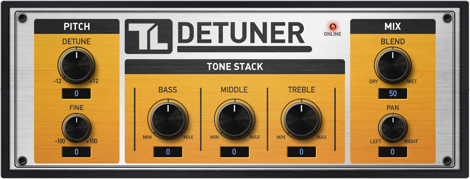 TL Detuner Rack - Простой и удобный в управлении Pitch Shifter