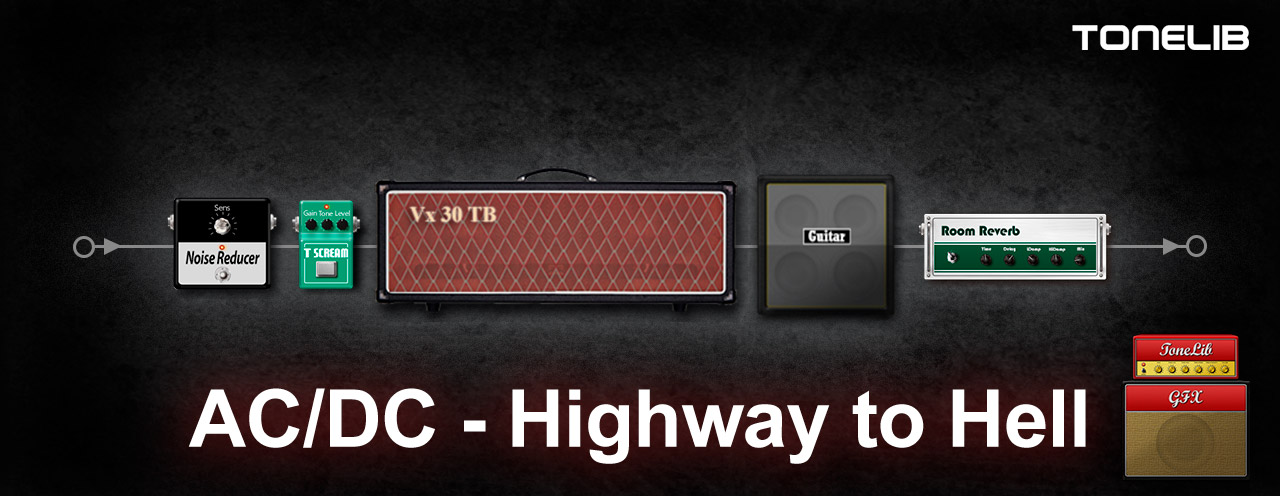 Пользовательский пресет для ToneLib GFX для песни AC/DC - Highway to Hell