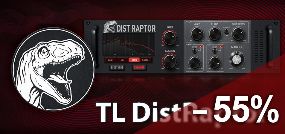 Distortion-плагин с Неукротимым Драйвом | TL DistRaptor